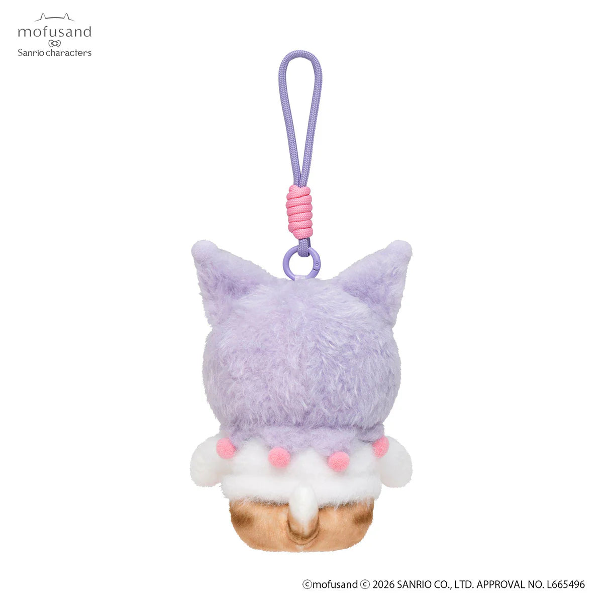 Mofusand × Sanrio | Kuromi Squishy Potefuwa Mascot Holder Keychain Bag Charm  170×130×130mm