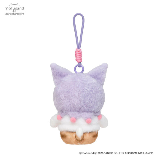 Mofusand × Sanrio | Kuromi Squishy Potefuwa Mascot Holder Keychain Bag Charm  170×130×130mm