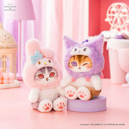 Mofusand × Sanrio | Kuromi Squishy Potefuwa Mascot Holder Keychain Bag Charm  170×130×130mm