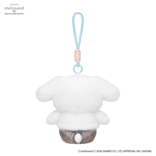 Mofusand × Sanrio | Cinnamoroll Squishy Potefuwa Mascot Holder Keychain Bag Charm  170×130×130mm
