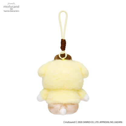 Mofusand × Sanrio | Pompompurin Pom Pom Purin Squishy Potefuwa Mascot Holder Keychain Bag Charm  170×130×130mm