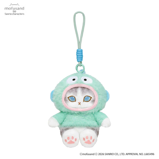 Mofusand × Sanrio | Hangyodon Squishy Potefuwa Mascot Holder Keychain Bag Charm  170×130×130mm