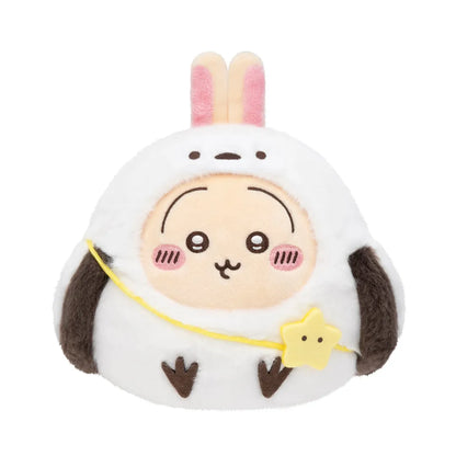 CHIIKAWA | Usagi Plush Toy Plush Doll 120x130x140mm (I turned into a Long-tailed Tit Shima-enaga)
