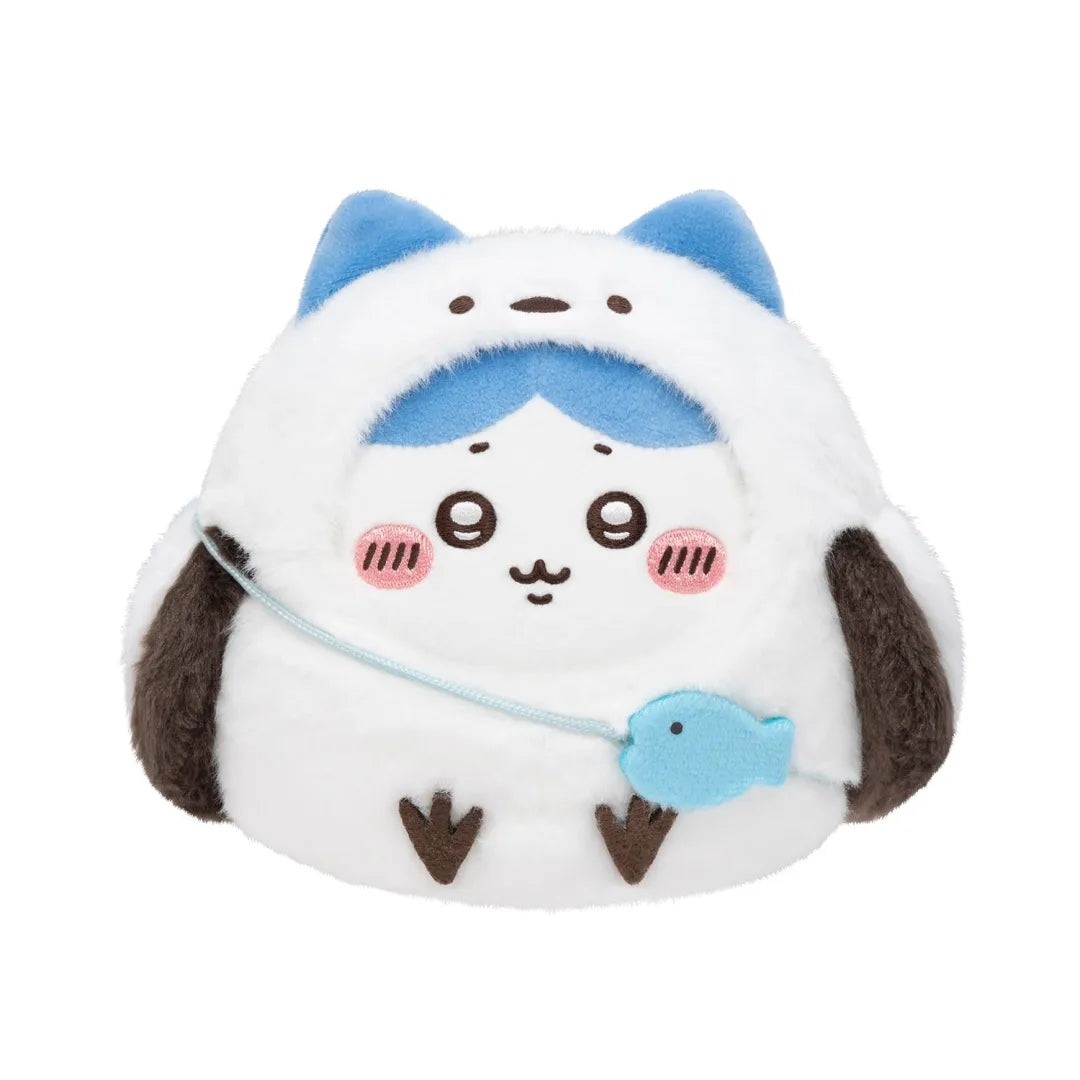 CHIIKAWA | Hachiware Plush Toy Plush Doll 120x130x140mm (I turned into a Long-tailed Tit Shima-enaga)