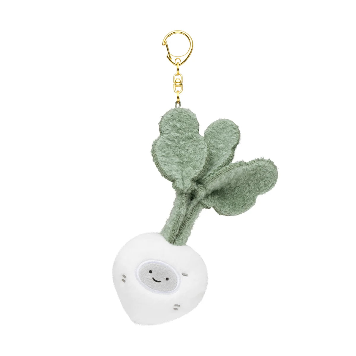 White Tiger & Black Tiger | Vegetable Mascot Holder Bag Charm Keychain 160x80x45mm (Black Tiger)