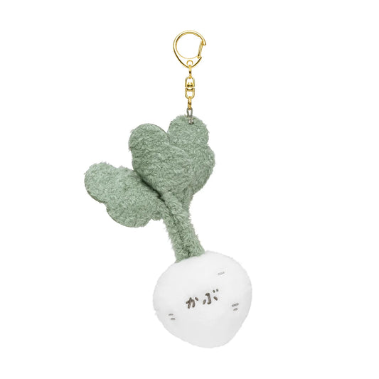 White Tiger & Black Tiger | Vegetable Mascot Holder Bag Charm Keychain 160x80x45mm (Black Tiger)