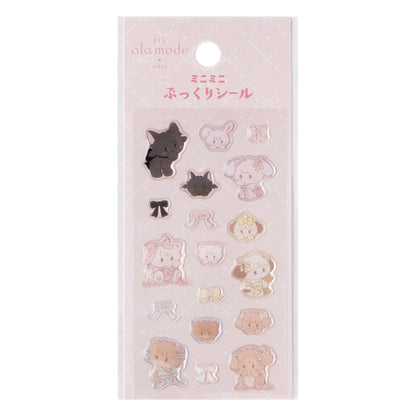 Lil ala mode x Mikko | Pastel Ribbon Mini Puffy Stickers 95x50mm