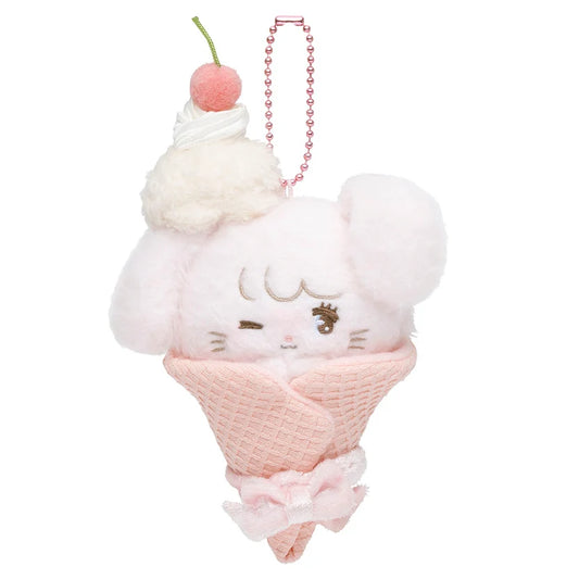 Lil ala mode x Mikko | Cammy Mascot Holder Bag Charm Keychain 140x100x50mm (Ice Cream)