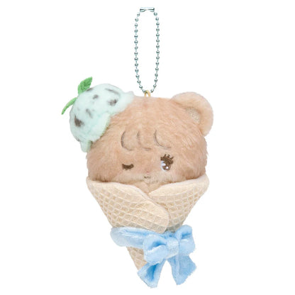 Lil ala mode x Mikko | Latte Mascot Holder Bag Charm Keychain 140x100x50mm (Ice Cream)