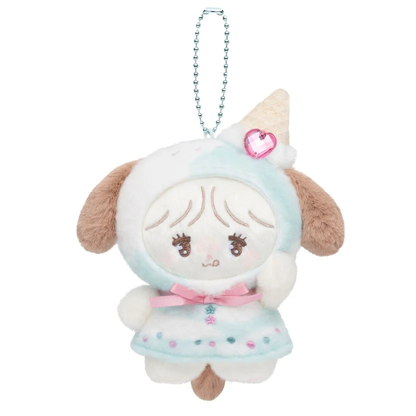 Lil ala mode x Mikko | Soufflé Mascot Holder Bag Charm Keychain 140x100x50mm (Ice Cream)