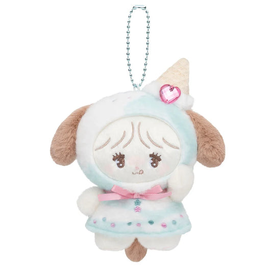 Lil ala mode x Mikko | Soufflé Mascot Holder Bag Charm Keychain 140x100x50mm (Ice Cream)