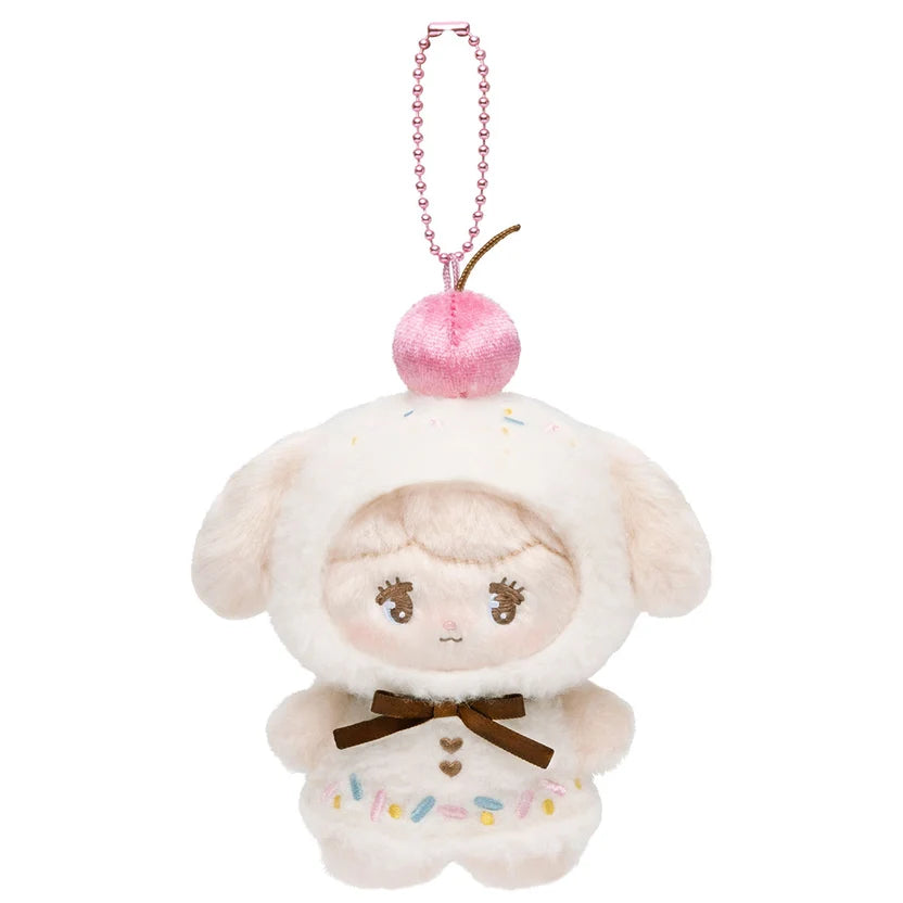 Lil ala mode x Mikko | Nuts Mascot Holder Bag Charm Keychain 140x100x50mm (Ice Cream)