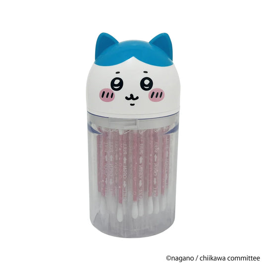 CHIIKAWA | Hachiware Pakkun Menbo Cotton Swabs 50 Pieces 70 x 139 x 70mm