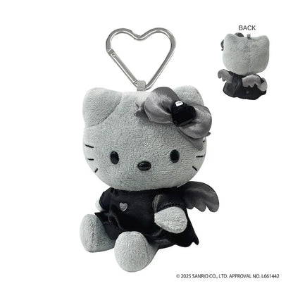 SANRIO | Hello Kitty Plush Keychain Bag Charm Mascot Holder 107×110×75mm (Grey Angel)