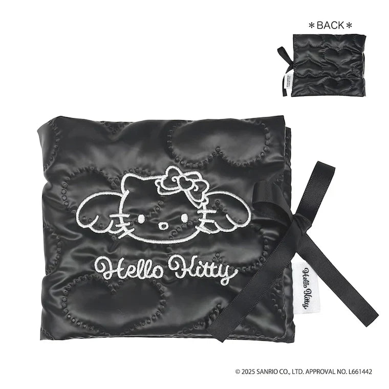 SANRIO | Hello Kitty Quilted Collect Card Album 105×115×30mm (Black Angel)