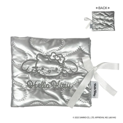 SANRIO | Hello Kitty Quilted Collect Card Album 105×115×30mm (Grey Angel)