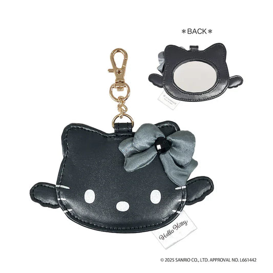 SANRIO | Hello Kitty Mirror Bag Charm 65×110×5mm (Black Angel)