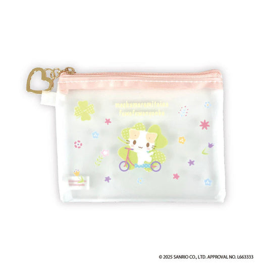 SAN-X | Marshmallow Masyumaro Like Fluffy Kitty Mini Pouch 90×120×8mm
