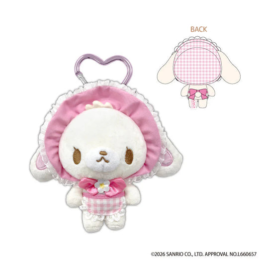 SANRIO | Sugarbunnies Sugar bunnies Carabiner Mascot Bag Charm Keychain 140x150x70mm (White Strawberry Flower Fairy))