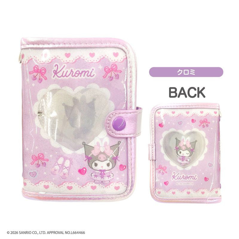 SANRIO | Kuromi 6 Hole Sticker Binder 160×120×30mm (My Melody♡Kuromi♡My Sweet Piano Bunnies Ballerina)