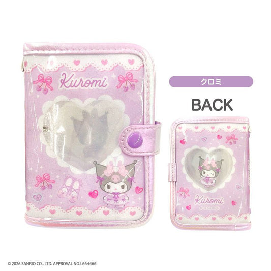 SANRIO | Kuromi 6 Hole Sticker Binder 160×120×30mm (My Melody♡Kuromi♡My Sweet Piano Bunnies Ballerina)