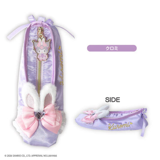 SANRIO | Kuromi Ballet Shoes Pouch 190x65x50mm (My Melody♡Kuromi♡My Sweet Piano Bunnies Ballerina)