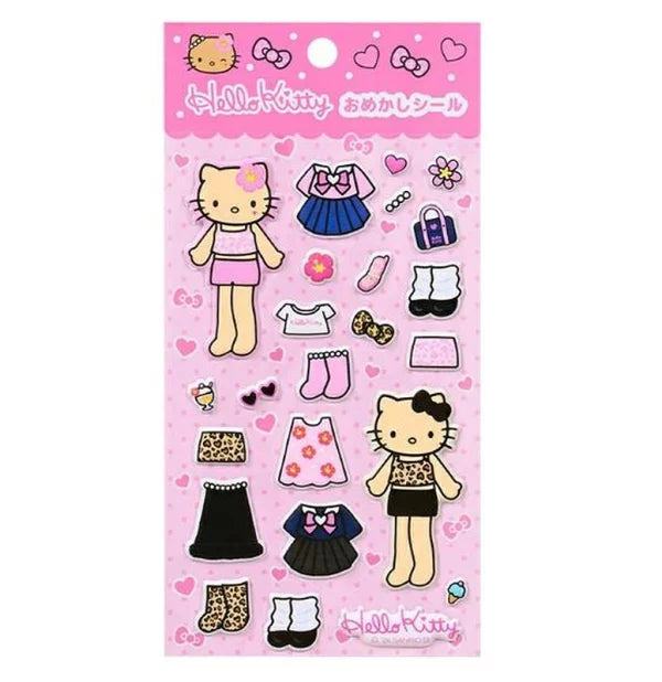 SANRIO | Hello Kitty Dress-Up Sticker 150×90×2mm (Pink)