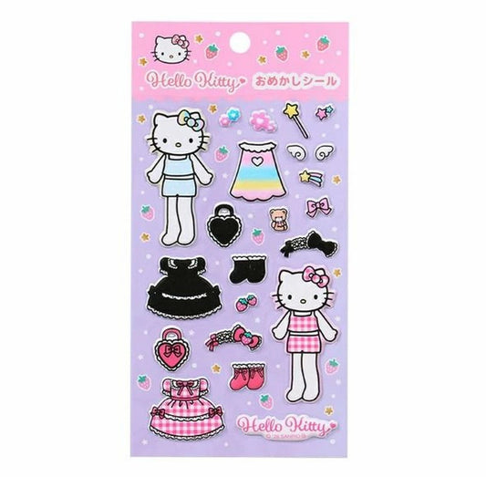 SANRIO | Hello Kitty Dress-Up Sticker 150×90×2mm (Purple)