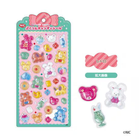 NIC | Pukurin Candy Stickers 95x200x8mm (Retro)