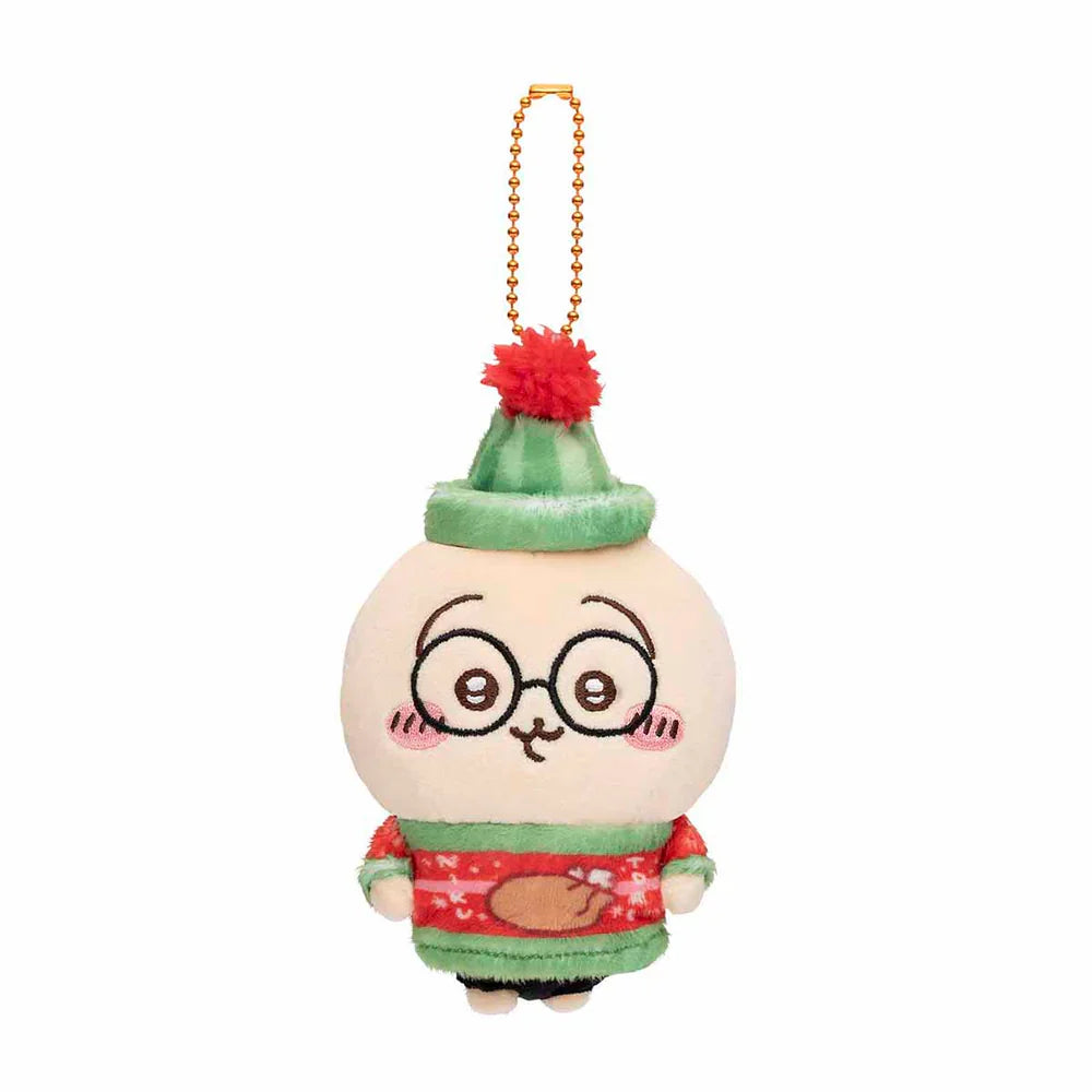 【Limited One/Person】Chiikawa | Plush Mascot Holder H140×W80×D55Mm 吉伊卡哇 圣诞系列限定挂件 Usagi 兔兔/乌萨奇