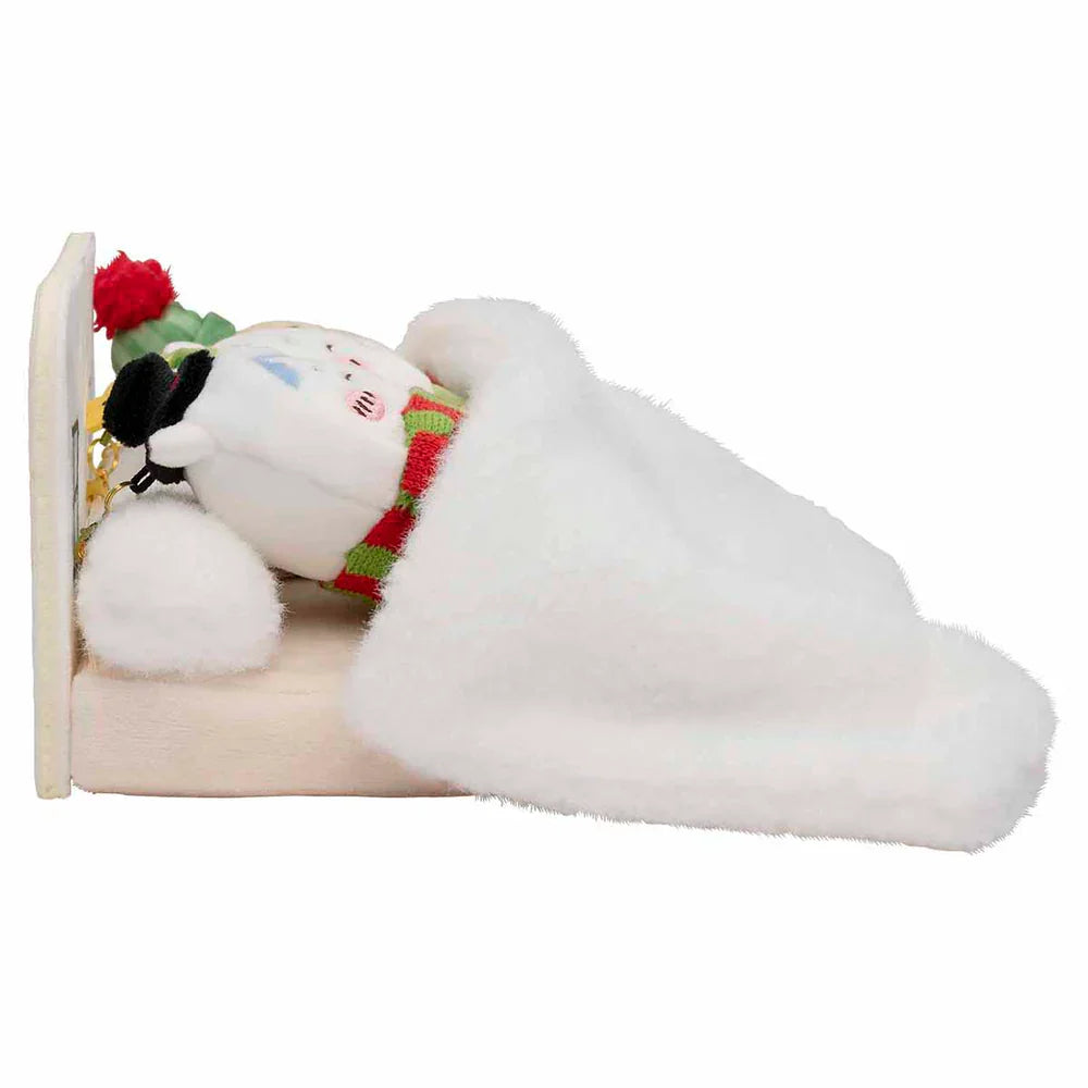【Limited One/Person】Chiikawa | Plush Doll Set H95×W200×D140Mm 吉伊卡哇 圣诞小床玩偶&挂链