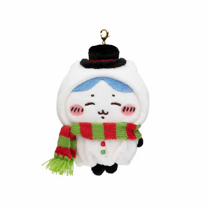 【Limited One/Person】Chiikawa | Plush Doll Set H95×W200×D140Mm 吉伊卡哇 圣诞小床玩偶&挂链