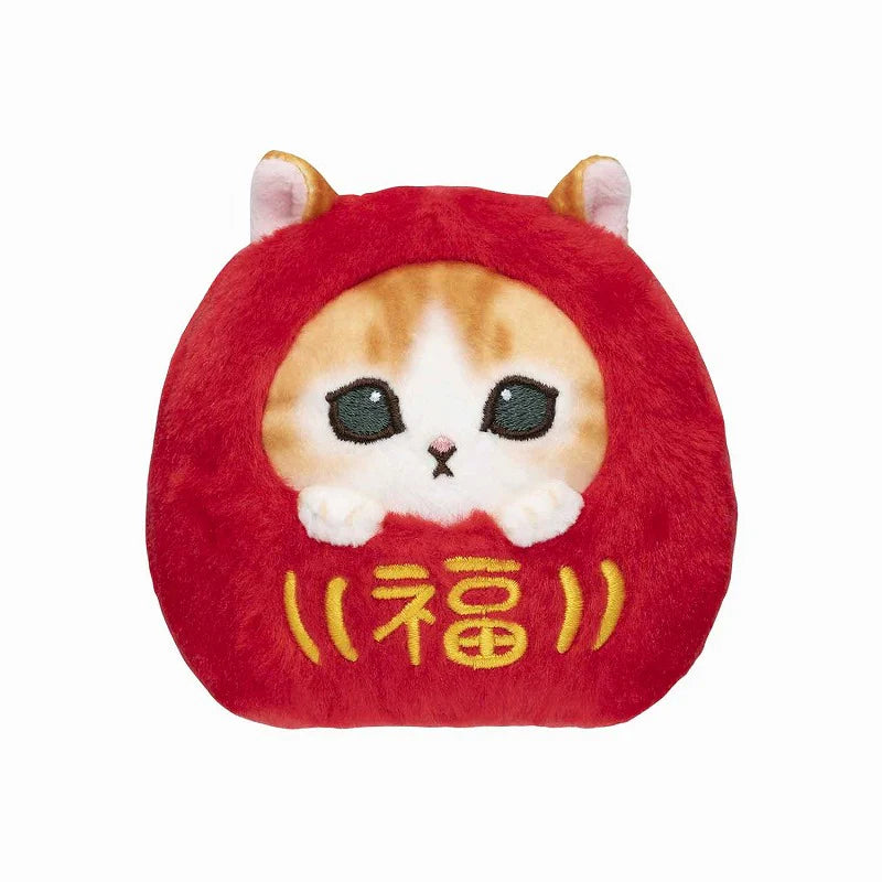 Mofusand | Daruma Plush Toy H100×W100×D110Mm 猫福 达摩造型公仔/手玉/玩偶
