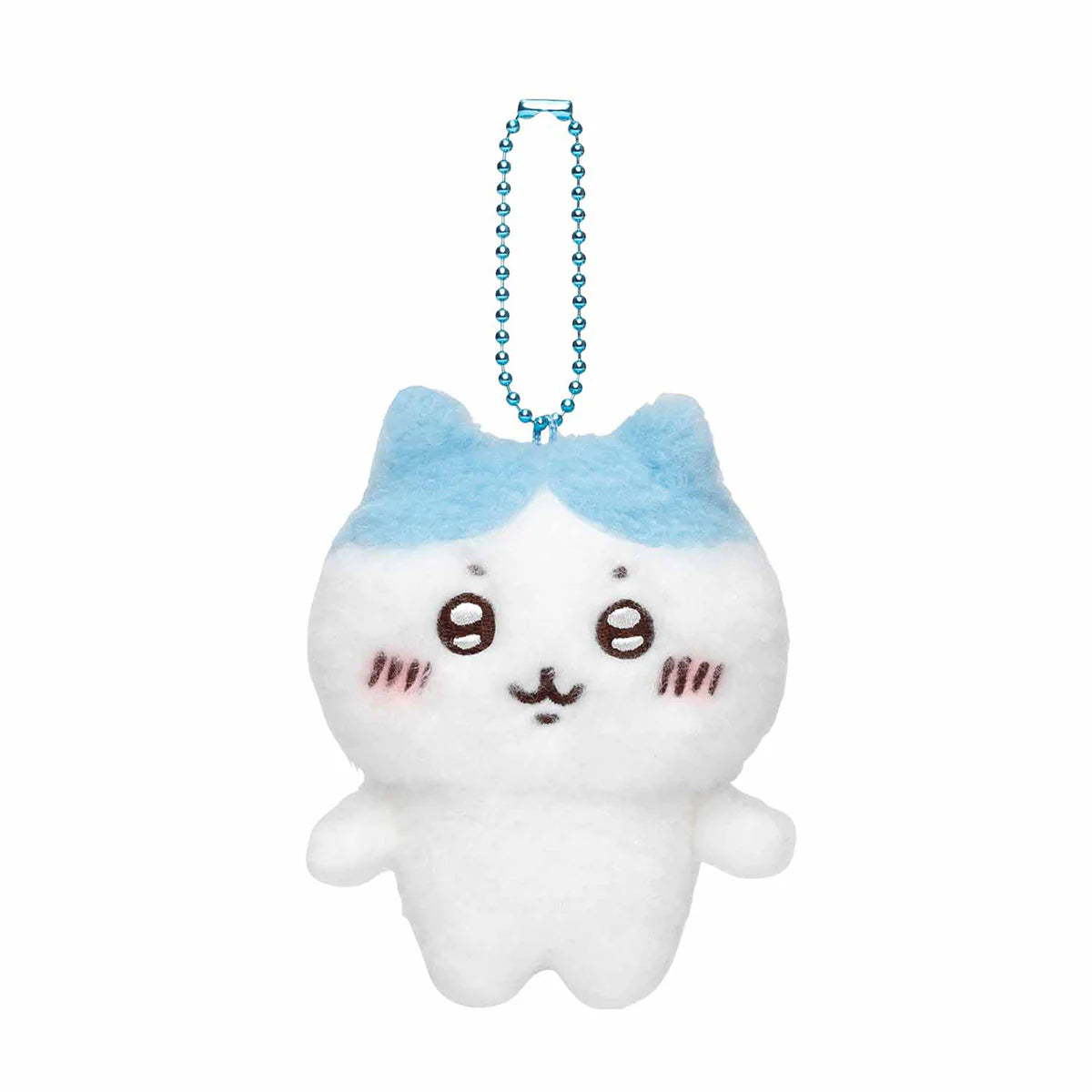 CHIIKAWA | Hachiware Fluffy Mascot Holder Bag Charm Keychain 135×90×55mm (Standing)