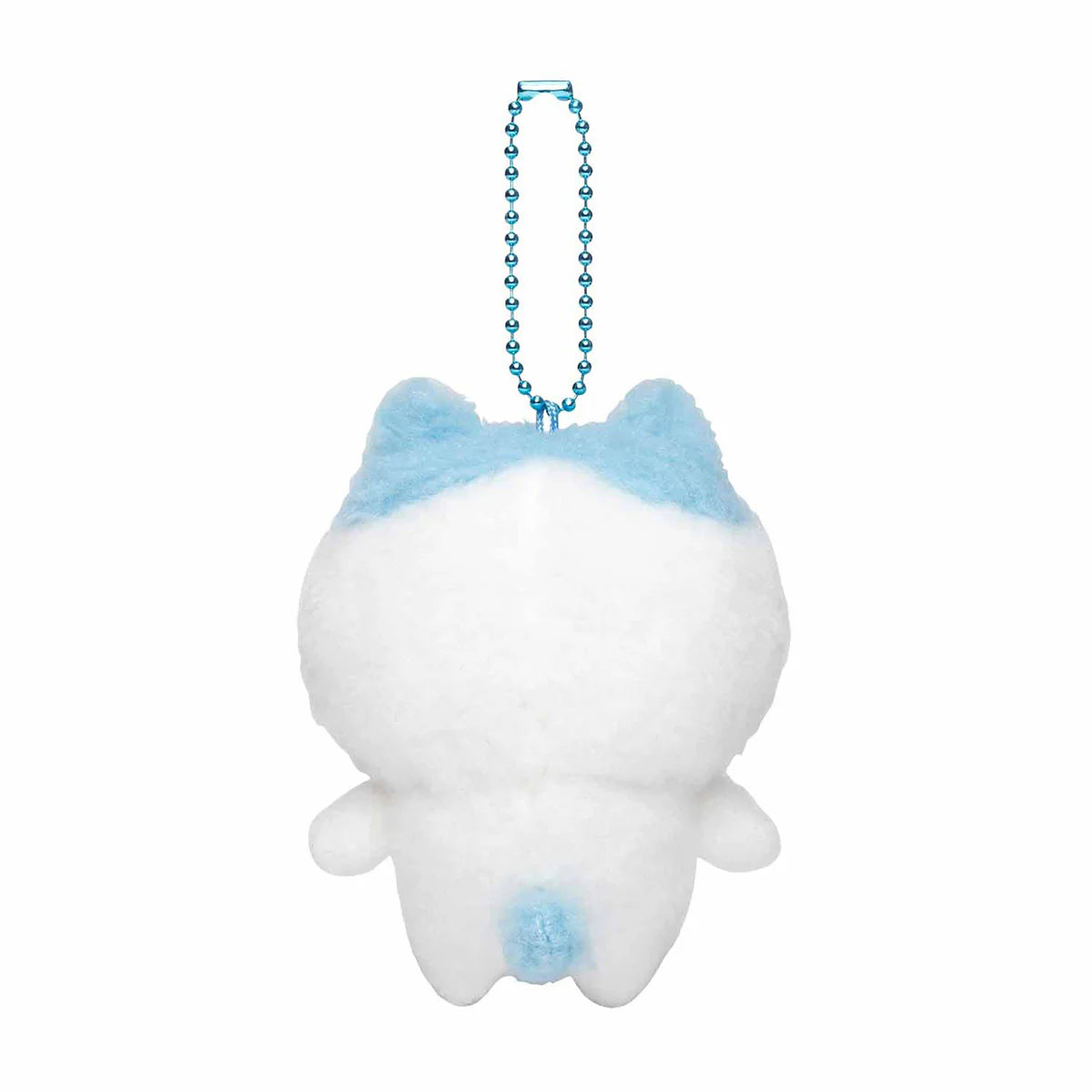 CHIIKAWA | Hachiware Fluffy Mascot Holder Bag Charm Keychain 135×90×55mm (Standing)