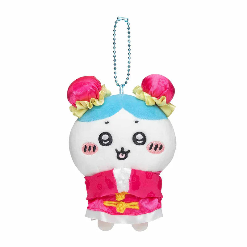 Chiikawa | Mascot Holder Keychain (Hachiware) H125×W90×D55Mm 吉伊卡哇 中华饭店系列 玩偶挂件/包挂/钥匙链（小八）