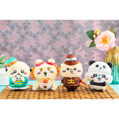 Chiikawa | Mascot Holder Keychain (Momonga) H125×W105×D80Mm 吉伊卡哇 中华饭店系列 玩偶挂件/包挂/钥匙链（莫莫咖/飞鼠）