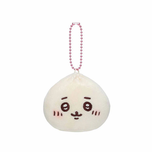 Chiikawa | Mascot Holder Keychain (Chiikawa) H60×W80×D65Mm 吉伊卡哇 中华饭店系列 小笼包玩偶挂件/包挂/钥匙链（吉伊/小白）