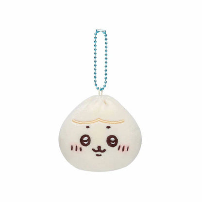 Chiikawa | Mascot Holder Keychain (Hachiware) H60×W80×D65Mm 吉伊卡哇 中华饭店系列 小笼包玩偶挂件/包挂/钥匙链（小八）