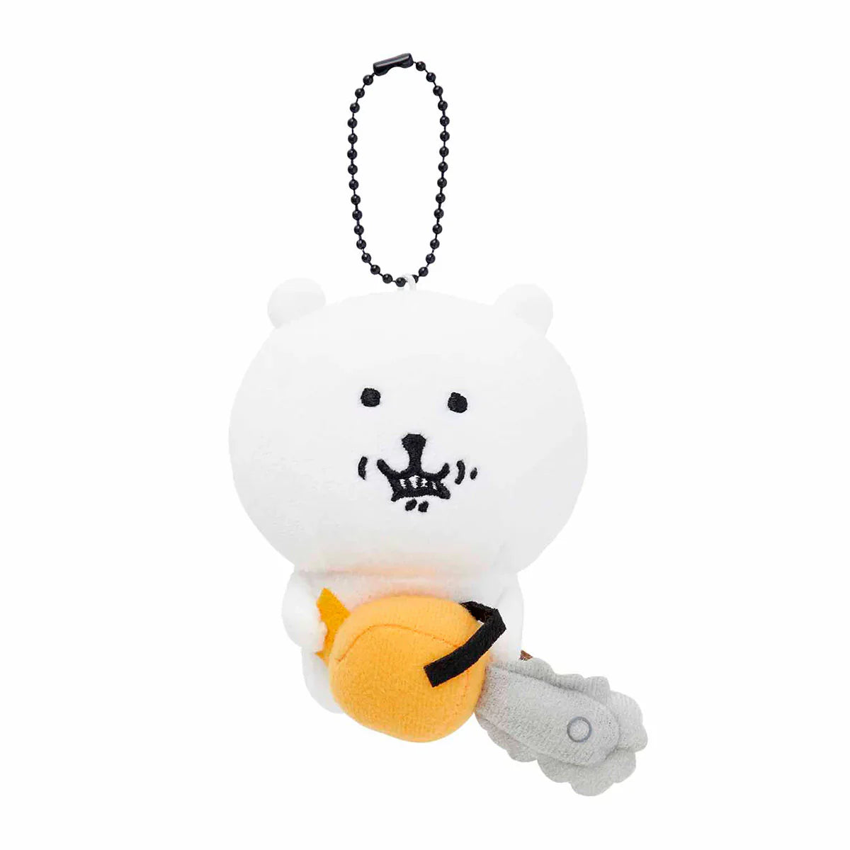 Nagano Friends | Mini Mascot Holder Plush Keychain H100 X W90 D70Mm (Chainsaw)