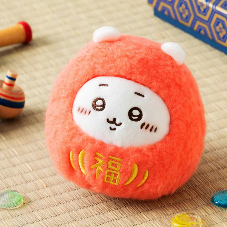 CHIIKAWA | Chiikawa Rolling Tumbler Plush Toy Plush Doll 100×100×90mm (New Year Collection Daruma)
