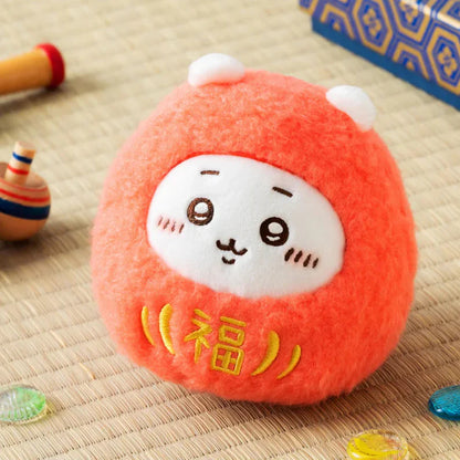 CHIIKAWA | Chiikawa Rolling Tumbler Plush Toy Plush Doll 100×100×90mm (New Year Collection Daruma)