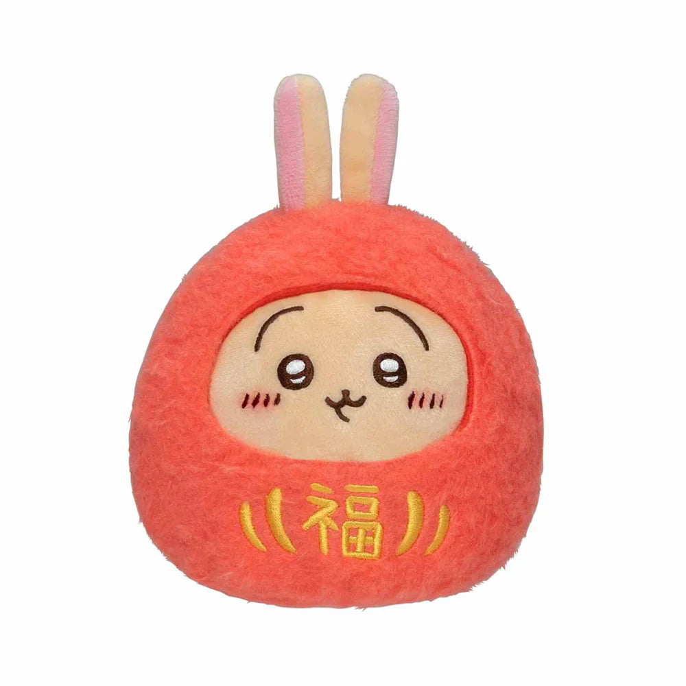CHIIKAWA | Usagi Rolling Tumbler Plush Toy Plush Doll 100×100×90mm (New Year Collection Daruma)