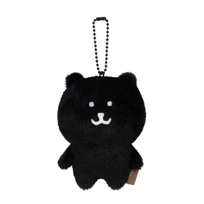 Nagano | Kumaputi Mini Mascot Holder Keychian (The Black) H110×W80×D50Mm 自嘲熊 毛绒玩偶挂件/包挂/钥匙链 黑熊