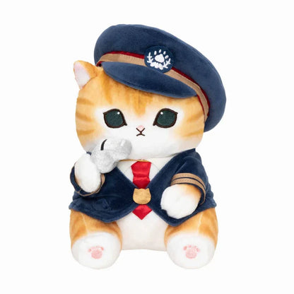 MOFUSAND | Plush Toy S 230×140×200mm (Station Master Nyan)