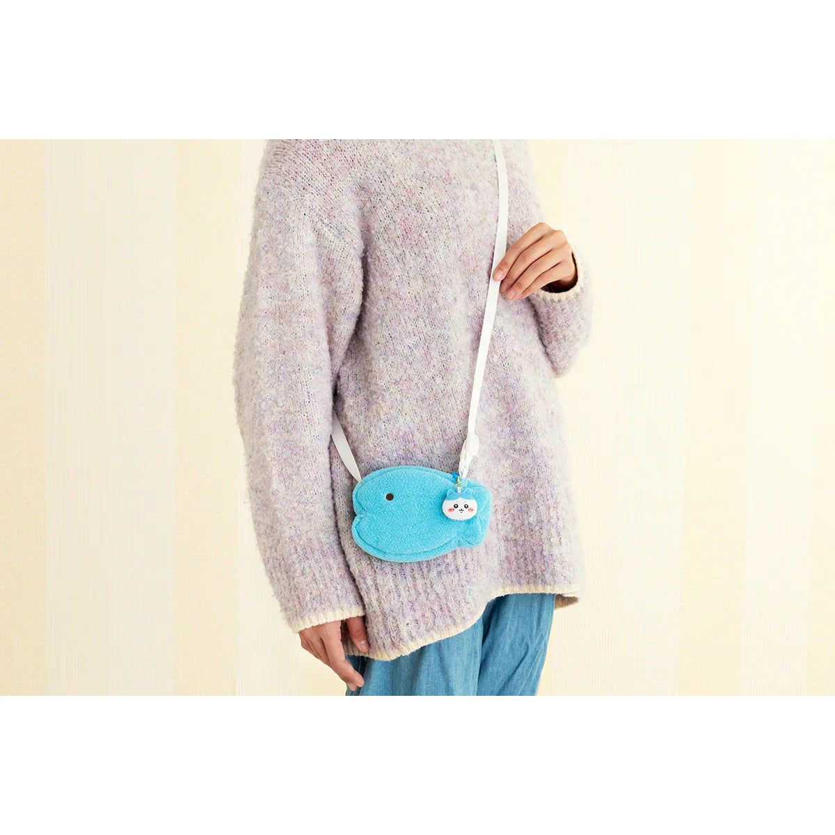 Chiikawa | Pochette Bag Shoulder H135×W150×D50Mm Approx. 吉伊卡哇 迷你斜挎包/小零钱包/糖果包 Hachiware 八字喵/小八/小蓝