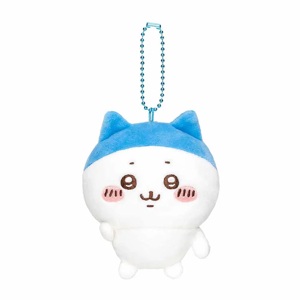 Chiikawa | Mascot Holder Plush Keychain (Hachiware) H110×W90×D55Mm 吉伊卡哇 玩偶挂件/包挂/钥匙链（平头小八）