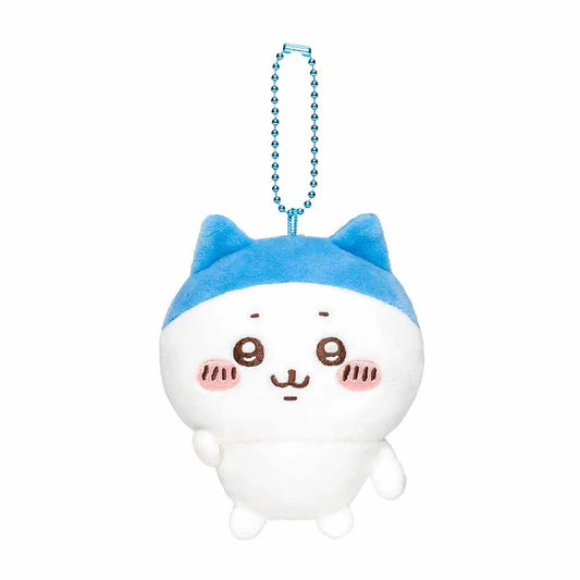 Chiikawa | Mascot Holder Plush Keychain (Hachiware) H110×W90×D55Mm 吉伊卡哇 玩偶挂件/包挂/钥匙链（平头小八）