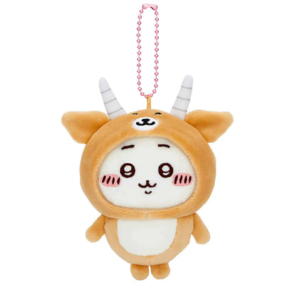 Chiikawa | Mascot Holder Keychian H120 X W95 D55Mm 吉伊卡哇 小白/吉伊 毛绒玩偶挂件/包挂/钥匙链 羚羊