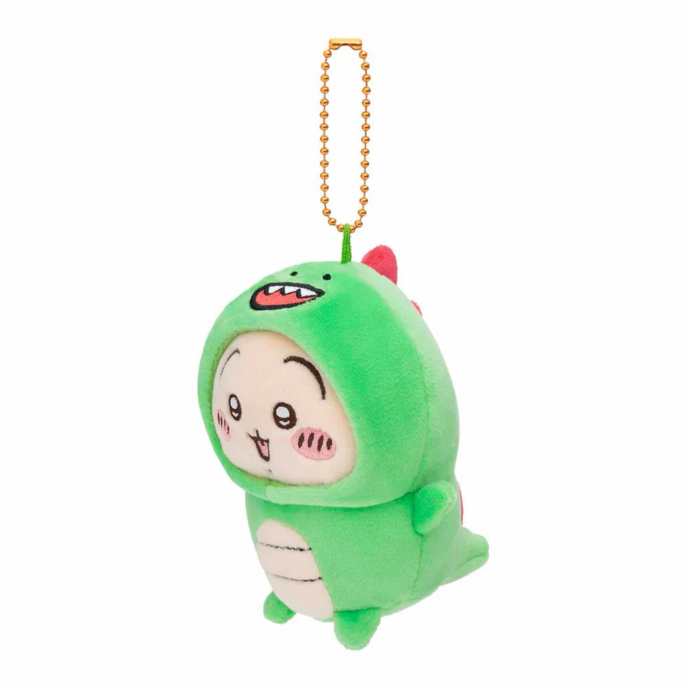 Chiikawa X Nagano | Mascot Holder H100×W90×D90Mm 吉伊卡哇X自嘲熊 联名合作款 毛绒挂件/包挂/钥匙链（变装小恐龙）